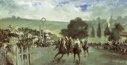 Edouard Manet The Races at Longchamp USA oil painting reproduction